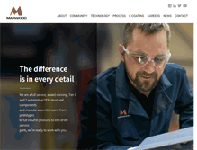 Tablet Screenshot of marwoodmetal.com